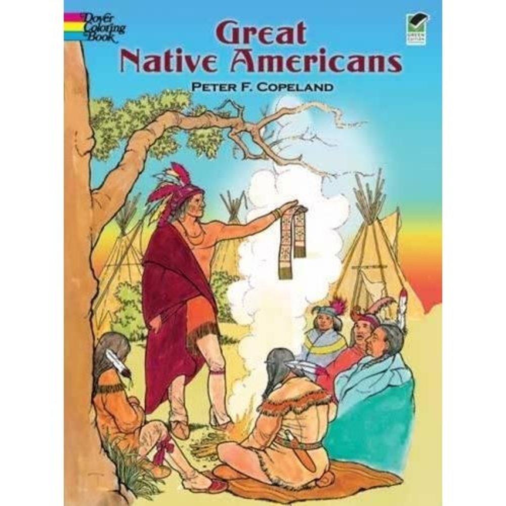 Great Native Americans Coloring Book (Dover History Coloring Book)